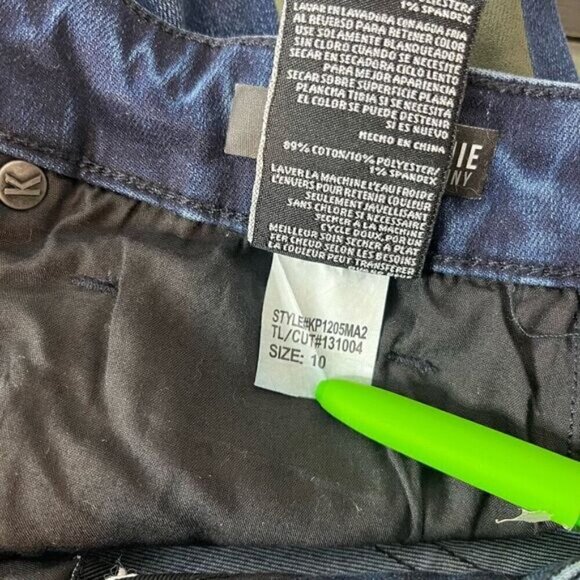 Kut from the Kloth Women's 10 Connie High Rise Ankle Skinny Jean Blue Stripe - Picture 12 of 13